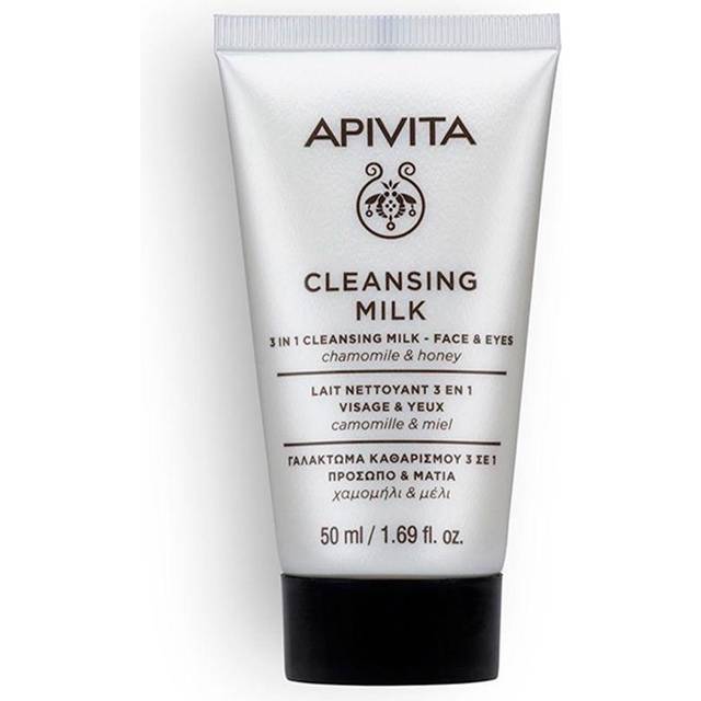 Apivita Cleansing Milk Face & Eyes 3-i-1 Rensende Lotion 50 ml