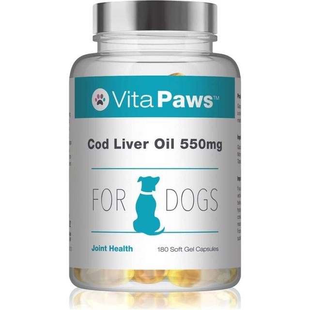 Cod Liver Oil Dogs 550mg (180 Soft Gel Capsules)
