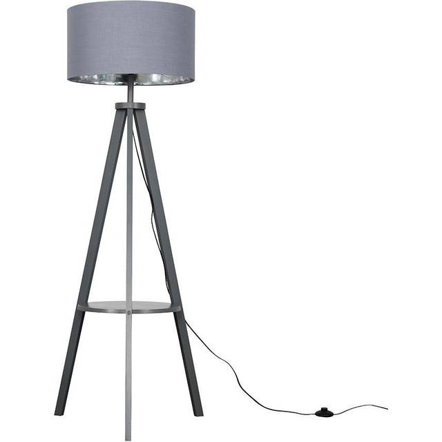 Morrigan Tripod Grey Floor Lamp