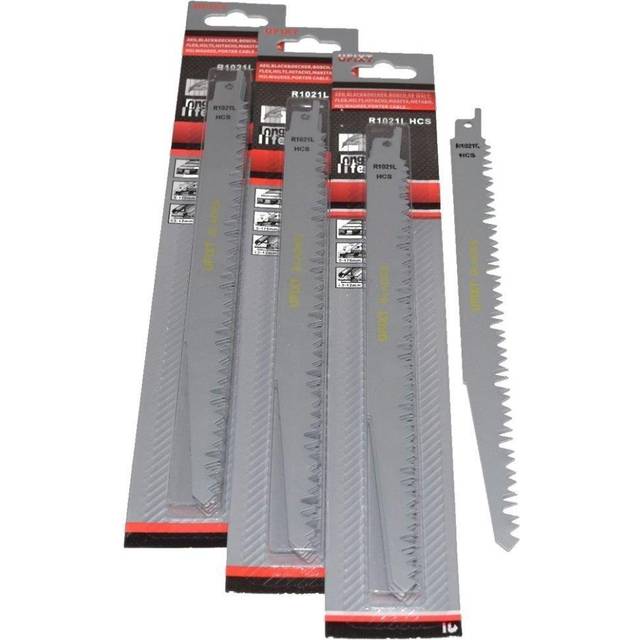 Ufixt - Reciprocating Sabre Saw Blades R1021L 240mm Long High Carbon Steel hcs 15 Pack