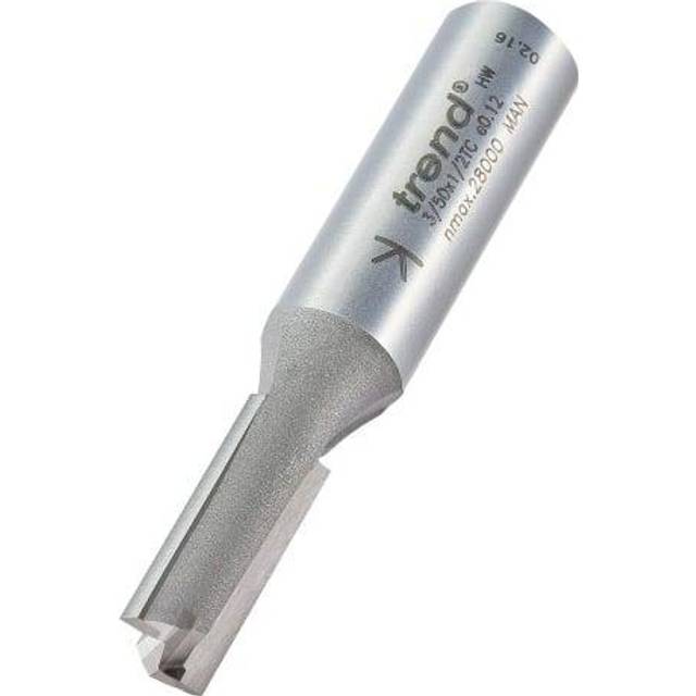 Trend 3/50x1/2TC Professional Two Flute Cutter 9.5mm Diameter