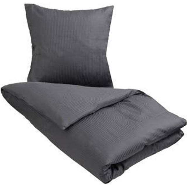 Sängkläder i 100% egyptisk bomull - 150x210 cm - Grå sängkläder - Extra mjukt bäddset från By Borg (150x210 cm)