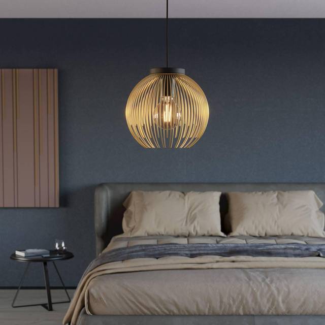 Eglo Venezuela Metallic Pendant Light, Black