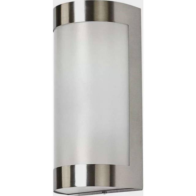 Lindby - Alvin Outdoor Wall Lamp Steel/Opal