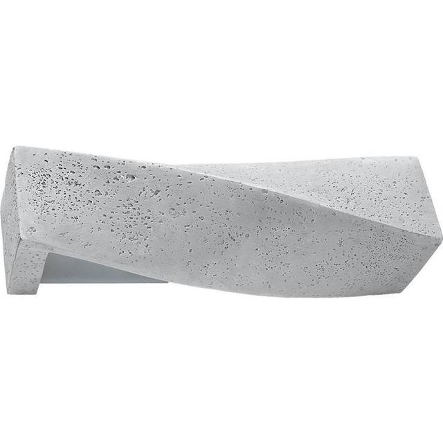 Ester 1-Light Flush Mount - White (10cm H X 42cm W X 12cm D)
