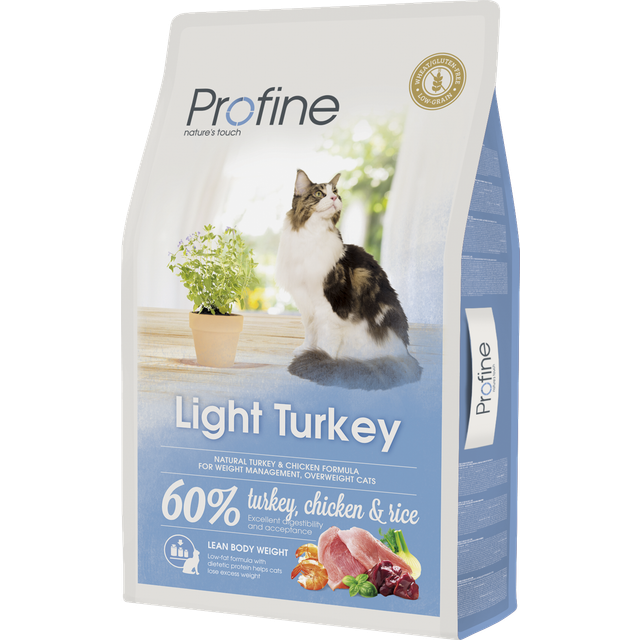 Profine Cat Dry Food Light Turkey & Chicken 10kg