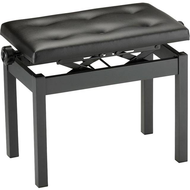 Korg PC-770 Height-Adjustable Piano Bench in Black