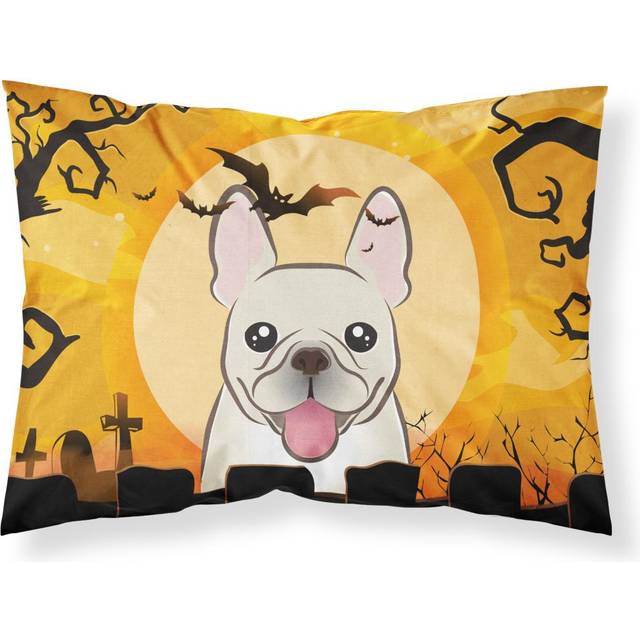 """""Caroline's Treasures BB1796PILLOWCASE Halloween French Bulldog Fabric Standard Pillowcase  Large  Multicolor"""""