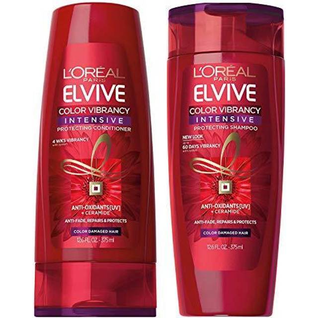 L'Oreal Paris Elvive Color Vibrancy Protecting Shampoo and Conditioner Set  12.6 Ounce Each