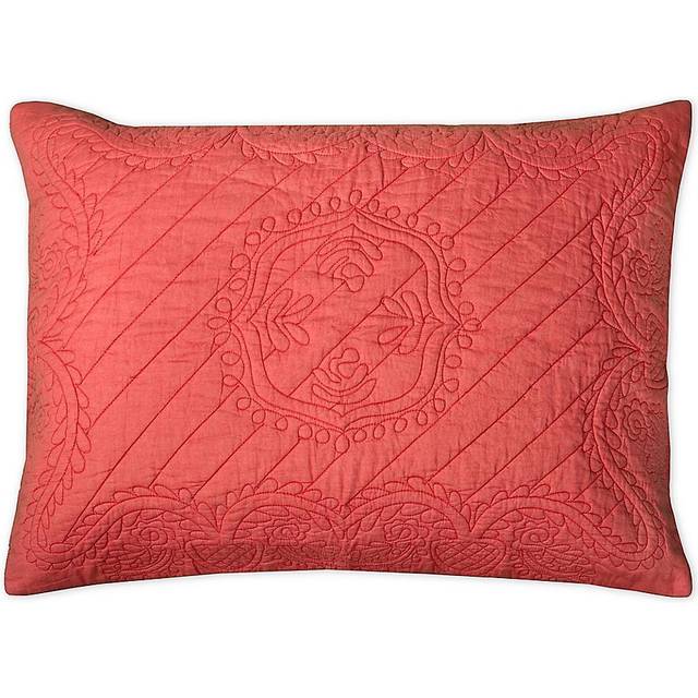 Rizzy Home | BT1790 | King Sham | 20x36 Orange/Pink/ Floral