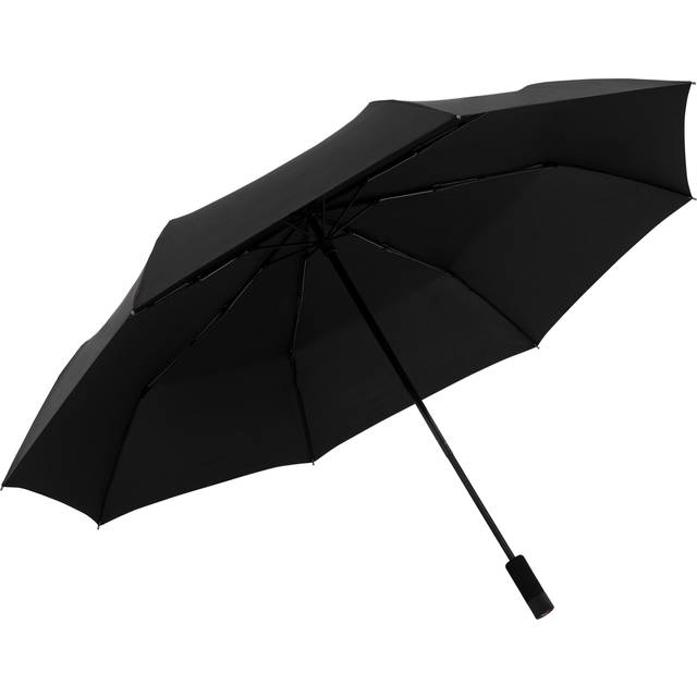 Knirps U.090 ultralätt manuell lampskärm, 38 cm, SVART, 38 cm, Ø 128 cm