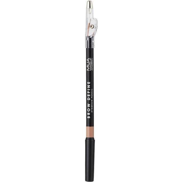 MUA Makeup Academy Brow Define Långvarig ögonbrynspenna med borste Skugga Mid Brown 1,2 g