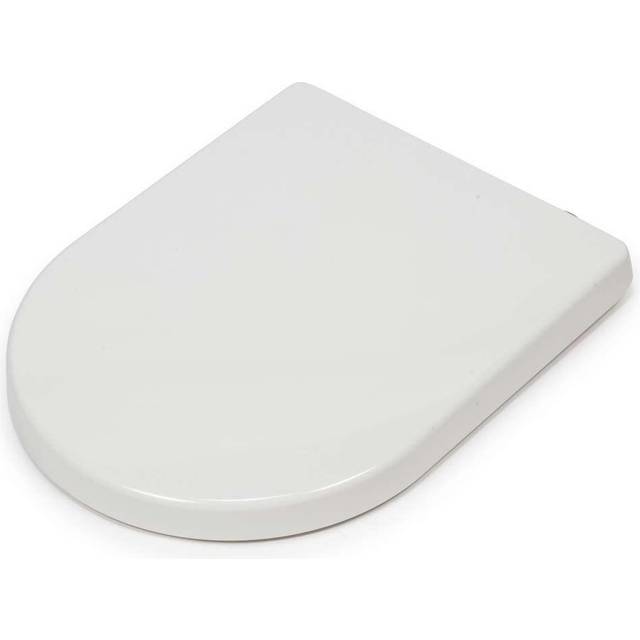Croydex Hillier D Shaped Family 2-in-1 Toilet Seat - White