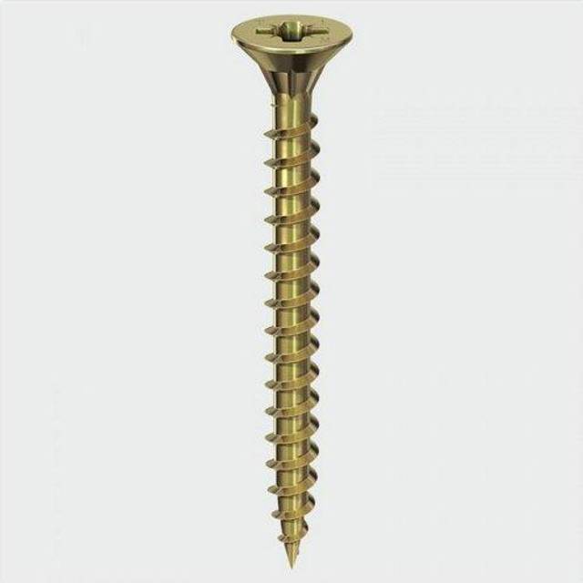 TIMCO C2 Strongfix Pz Double Countersunk Twincut Yellow - 40040C2 - P- you get 4