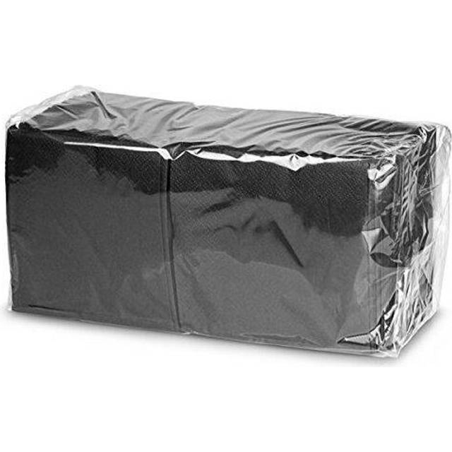 Cocktail Napkins Black 24cm - Pack of 250 - 2ply Paper Napkins, Bar Caddy Napkins