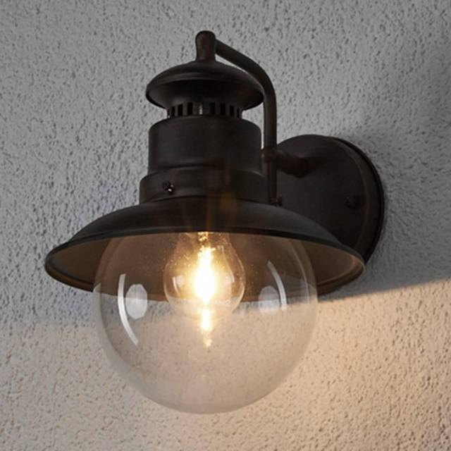 Lindby - Eddie Outdoor Wall Lamp Rust
