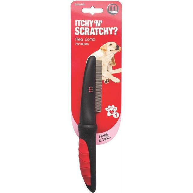 Mikki Soft Grip Flea Comb