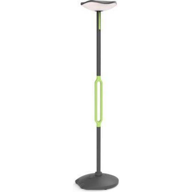 Lutec Poppy (Solar)Solar Post Light Dark Grey Integrated LED IP54