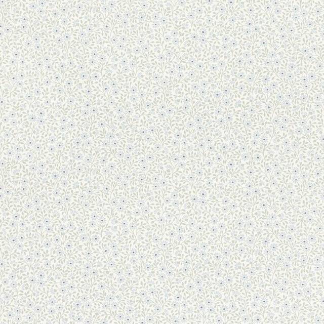 Rasch ditsy floral wallpaper blue 253146 10?m roll delicate botanical decor