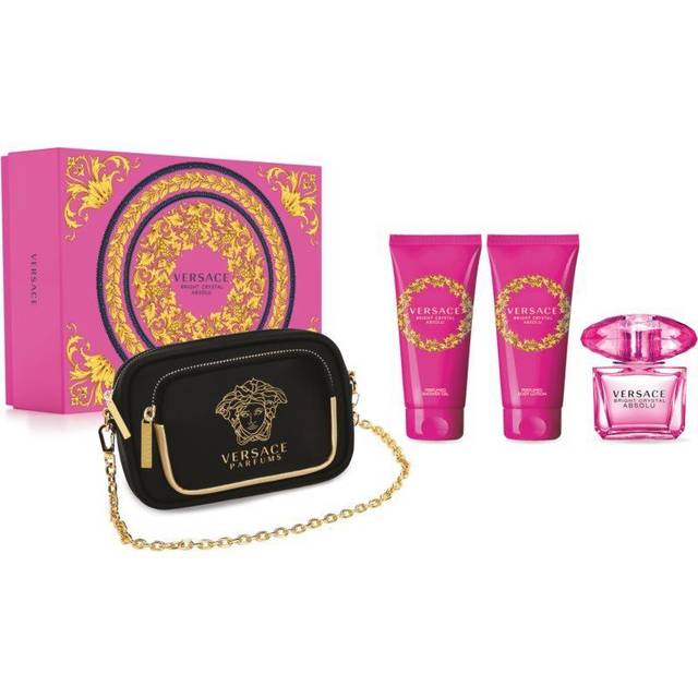 Versace bright crystal absolu eau de parfum 90ml spray gift set & sealed
