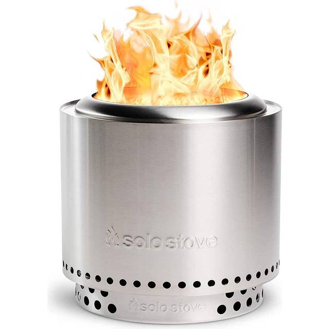 Solo Stove - Ranger + stand 2.0 rökfri eldstad 38x41,5 cm silver