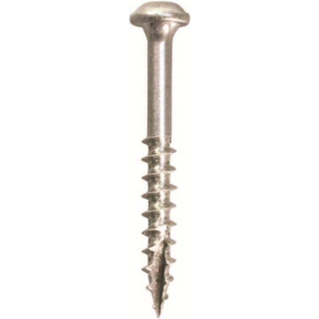 Kreg SML-C1-100 Zinc Pocket Screws  1 Inch #8 Coarse Thread  Maxi-Loc Head 100 Count