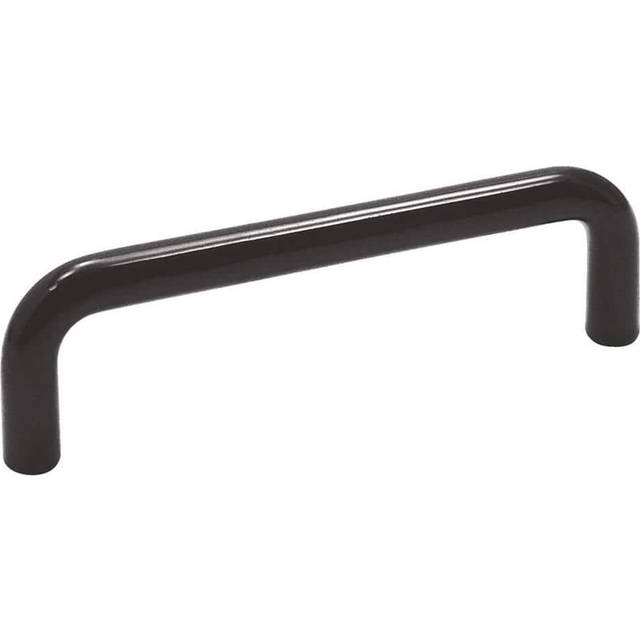 Hickory Hardware 1 Pack Solid Core Kitchen Cabinet Pulls  Luxury Cabinet Handles  Hardware for Doors & Dresser Drawers  3-1/2 Inch Hole Center  Black