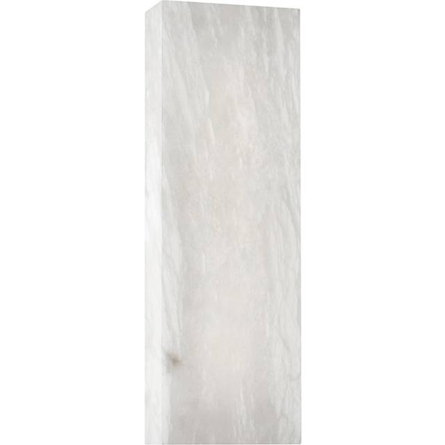Hudson Valley Lighting - Central Park Small Wall Sconce Polished Nickel, Spanish Alabaster