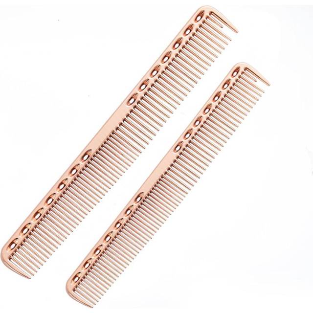 SMITH CHU Professional Space Aluminum Dressing Combs for Women  Best Styling Comb for LongWet or Curly Reduce Hair Loss and DandruffHeadache Gold