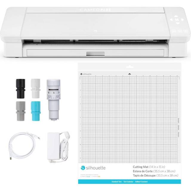 Silhouette America SILH-CAMEO-4-PLUS-5T SILHOUETTE CAMEO 4 PLUS skärplotter, vit, 38 cm arbetsbredd