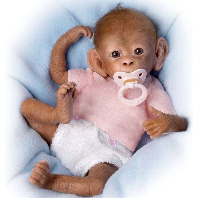 The Ashton-Drake Galleries Coco So Truly Real Baby Monkey Doll