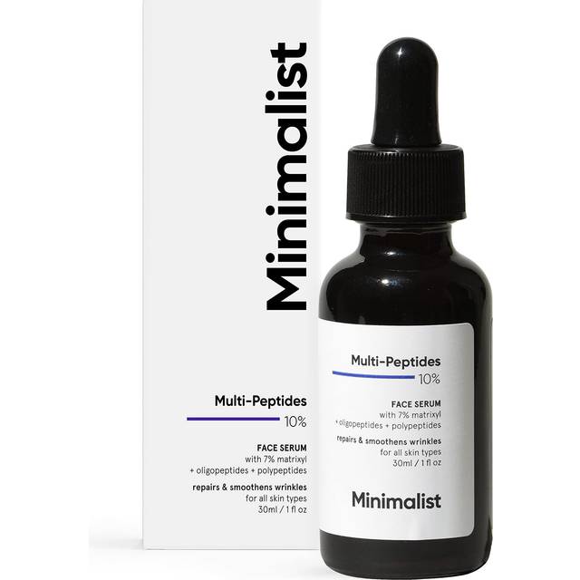 Minimalist Multi Peptide Serum Boosts CollagenRepairs Skin