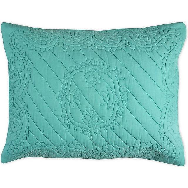 Rizzy Home | BT1793 | Standard Sham | 20x26 Blue/Green/ Floral