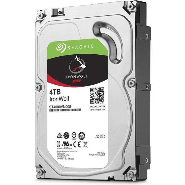 Seagate IronWolf ST4000VN008 - hårddisk - 4 TB