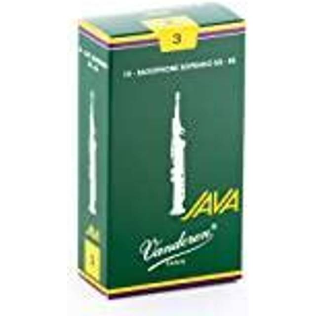 Vandoren Java Soprano Saxophone Reeds 3, 10 Pack