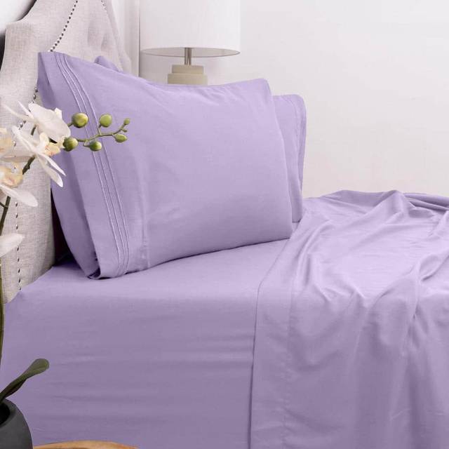Twin XL Sheets - Breathable Luxury Sheets with Full Elastic & Secure Corner Straps Built In - 1800 Supreme Collection Extra Soft Deep Pocket Bedding S