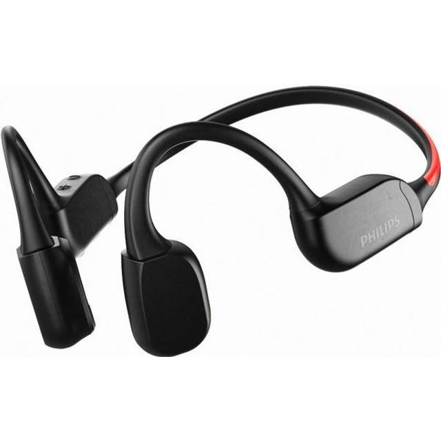 Philips - TAA7607BK/00 Benledning Bluetooth Trådlösa Sporthörlurar - Vattentåliga IP66 - Svarta