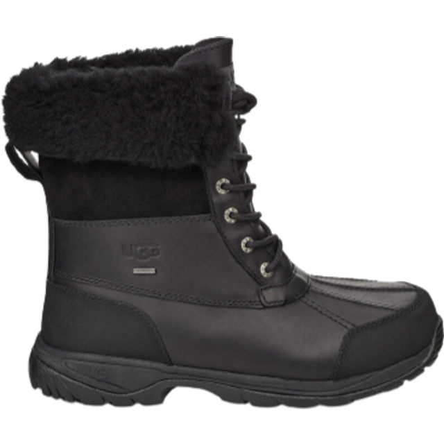 UGG® Butte Boot for Men in Black, Size 9, Suede/Leather/Wool
