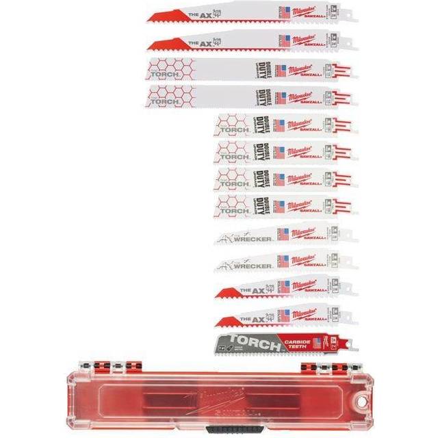 Milwaukee 13 Piece Sawzall Reciprocating Sabre Saw Blade Set