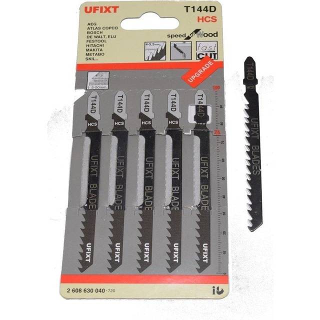 Jigsaw Blades T144D For High Speed Wood Cutting hcs 5 Pack Fits Bosch