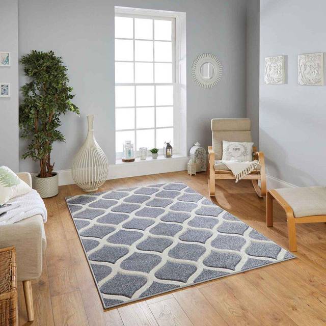 Melrose Portland 1095 1 Rug - Grey - 120x170cm