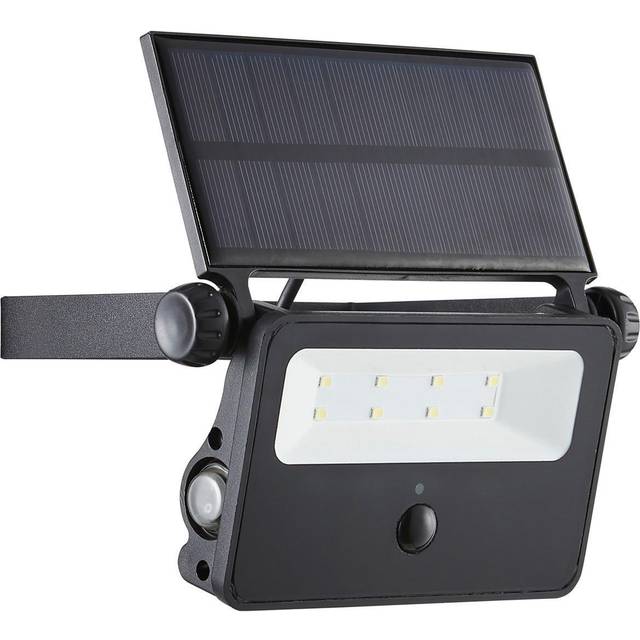 Forum Solar Security Sensor Light Black 6000K