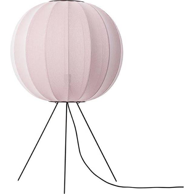 Made By Hand Knit-Wit 60 Round Medium golvlampa Light pink - Rosa