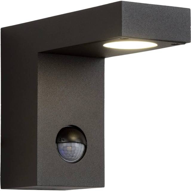 Lucide Texas LED Outdoor Wall Light with PIR Sensor - Anthracite