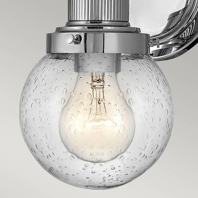 Hinkley Poppy 1 Light Wall Light - Polished Chrome