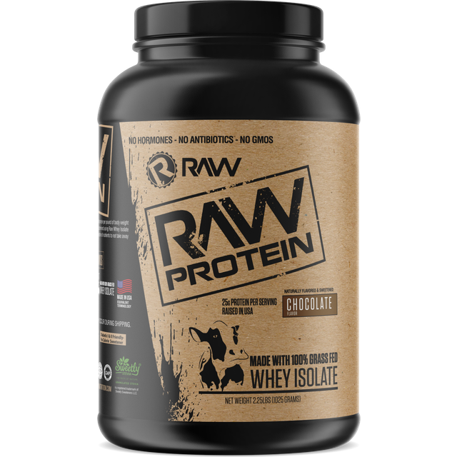 Raw Nutrition  Grass Fed Whey Isolate Protein  Vanilla  1.63 lb (740 g)