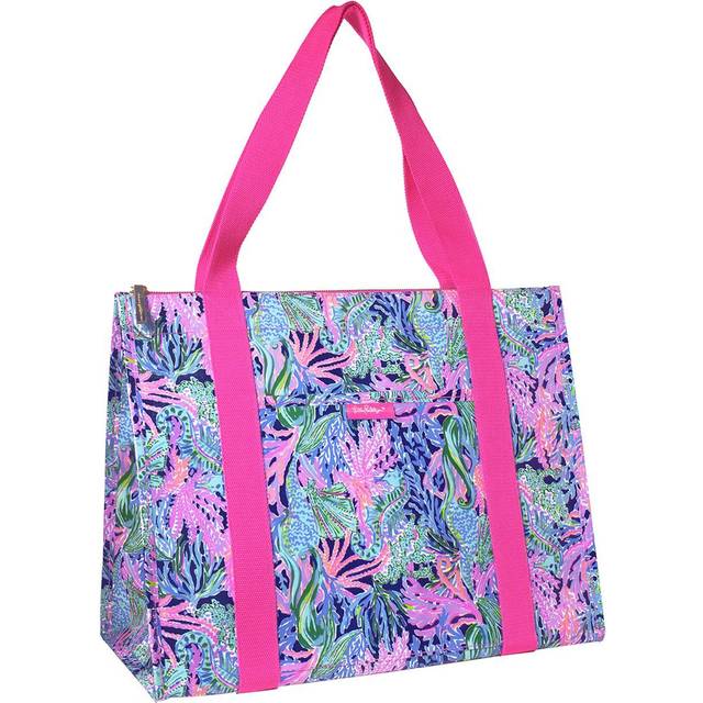 Lilly Pulitzer Insulated Market Shopper Bag Large Capacity  Oversize R