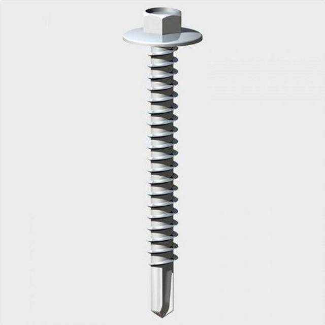 Timco - 5.5 x 70mm Hex Head Self drill Light Section tek Screws Qty 100