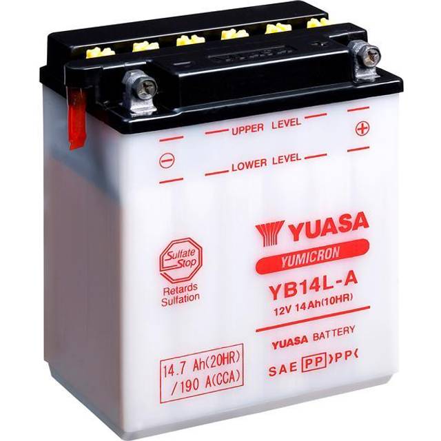 Yuasa YB14L-A (DC) 12V Batteri til Motorcykel