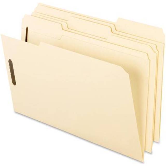 Pendaflex Manila Folders with Fasteners  FOLDER 1/3 LGL 1&3FAS MLA